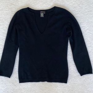 BCBGMaxAzria Black V-Neck Sweater